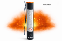 POMARAŃCZOWA MINA DYMNA Z BLINKIEM 40MM JORGE + zapalnik