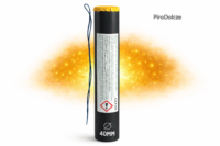 ŻÓŁTA MINA DYMNA Z BLINKIEM 40MM JORGE + zapalnik