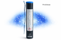 NIEBIESKA MINA DYMNA Z BLINKIEM 40MM JORGE + zapalnik