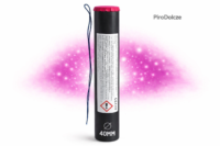 RÓŻOWA MINA DYMNA Z BLINKIEM 40MM TRIPLEX + zapalnik