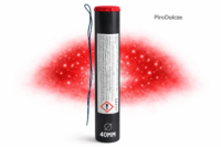 CZERWONA MINA DYMNA Z BLINKIEM 40MM JORGE + zapalnik