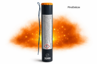 POMARAŃCZOWA MINA DYMNA Z BLINKIEM 30MM TRIPLEX + zapalnik