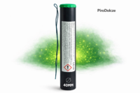 ZIELONA MINA DYMNA Z BLINKIEM 40MM JORGE + zapalnik