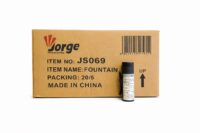 100x JORGE JS069 SREBRNA FONTANNA- 3m60sek ZEWNĘTRZNA