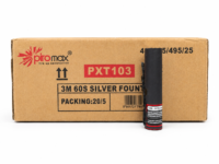 100x PIROMAX PXT103 SREBRNA FONTANNA- 3m60sek ZEWNĘTRZNA